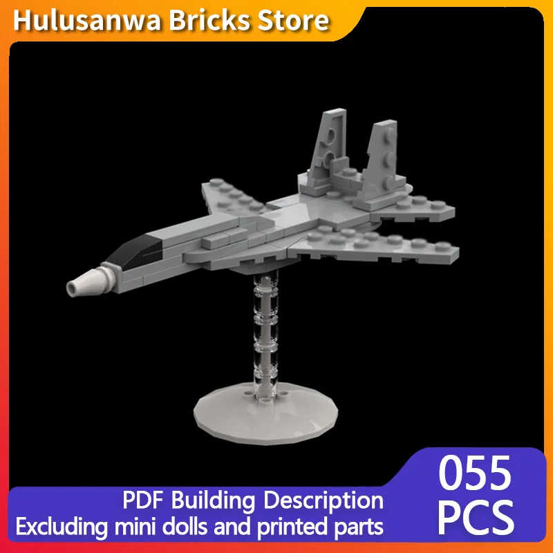 

SU 35 Flanker Mini Modern Military Fighter Jets Model MOC Building Bricks War Equipment Modular Technology Gifts Children Toys