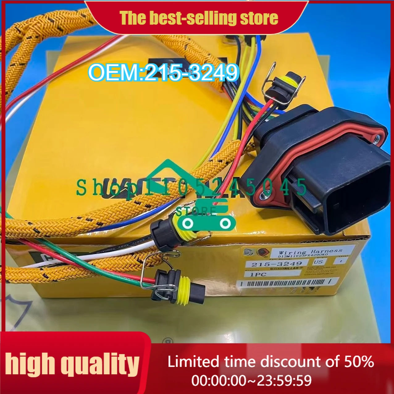 

215-3249 2153249 419-0841 4190841 Original New Fuel Injector Wiring Harness Fit For C9 E330D E336D E320D 320C 323D 336D C7