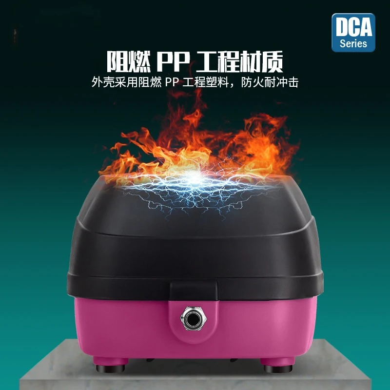 DCA AC/DC Dual Use Rechargeable Aerator Pump for Fish Pond, Aquarium, Fishing