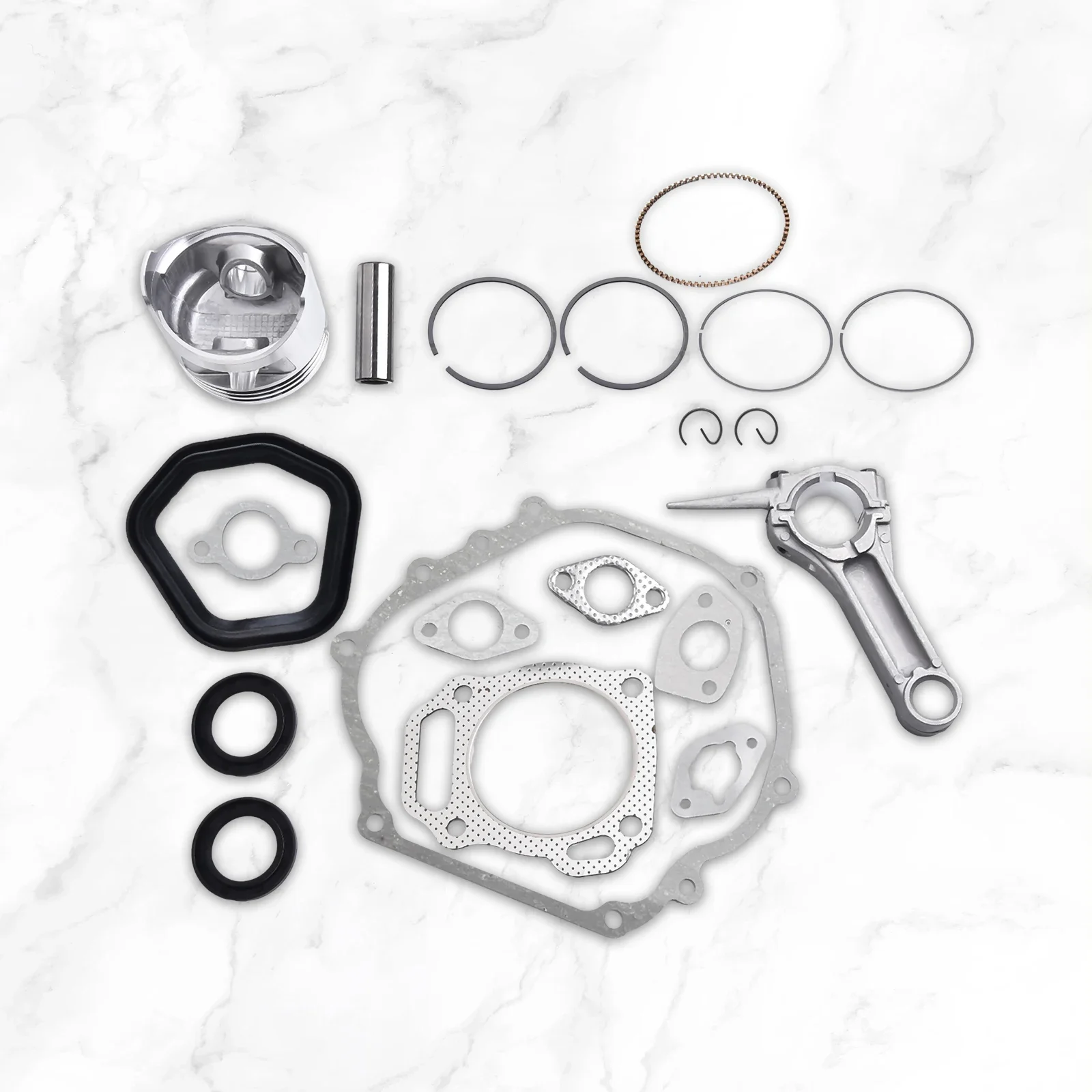 Generator Piston Gasket Lawnmower Part Piston Ring Quality Rebuild Kit Seal Gaskets Suitable For 13101-ZF6-W00