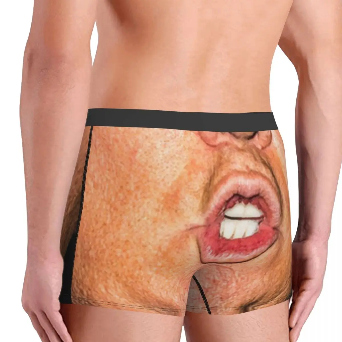 Men\'s Boxer Briefs Shorts Panties Donald Trump Polyester Underwear Male Novelty Plus Size Underpants