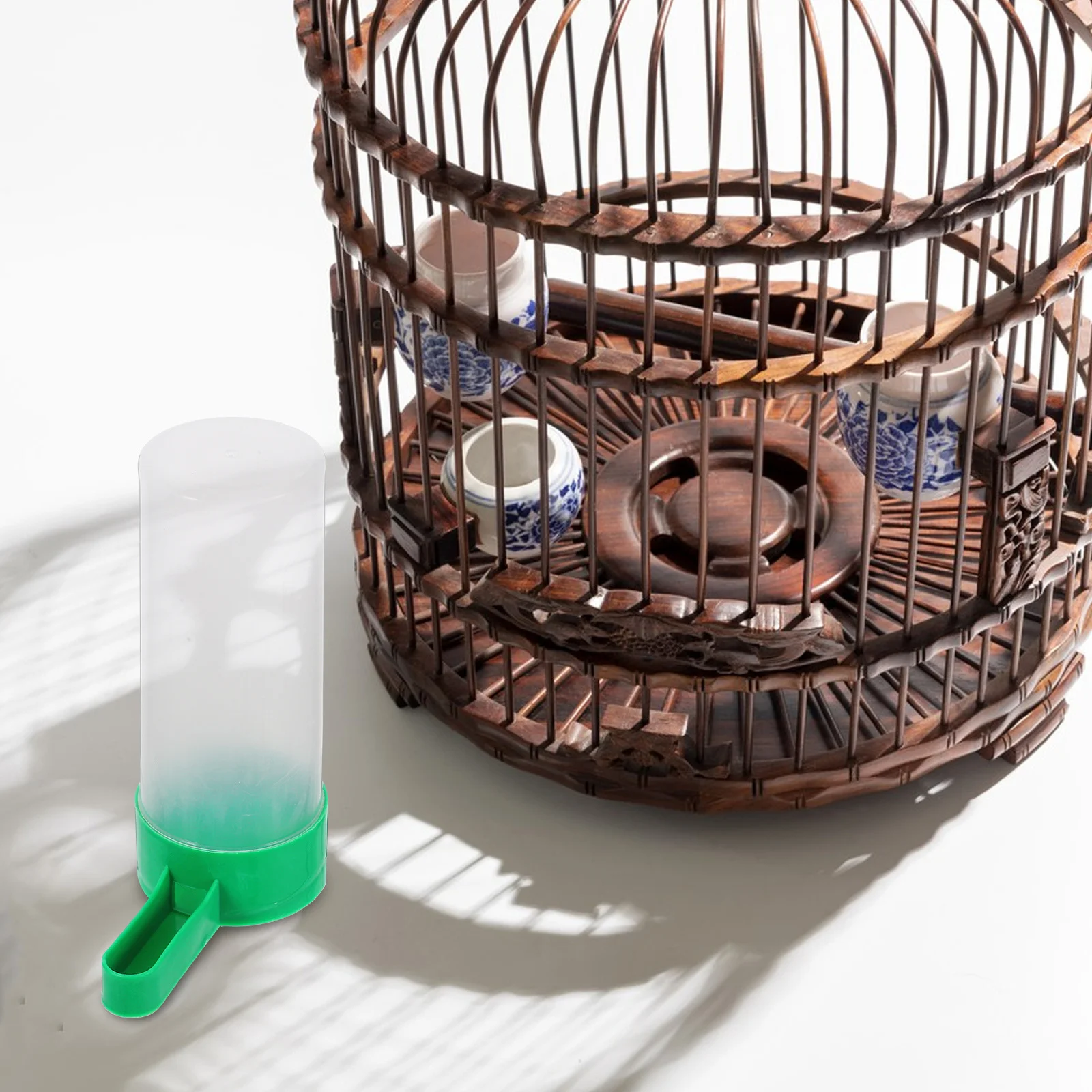 

10pcs Automatic Bird Drinking Cup For Small Medium Parrots Portable Feeder Water Dispenser Easy Install Hollow Design No Bath