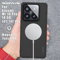Nillkin for Xiaomi Mi 15T Pro/15T/14T Pro/14T/14 Pro/14 5G Case Magnetic Frosted Magsafe 360 Bumper Matte full Back Cover