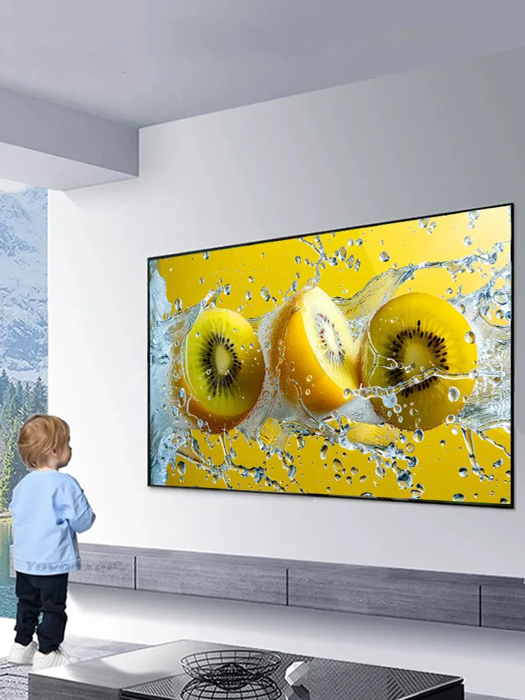 요반셔 ALR 프레넬 5.0 프로 고정 프레임 프로젝션 스크린, 비다 C1S C2 C3 장거리 투사 프로젝터용 주변광 차단