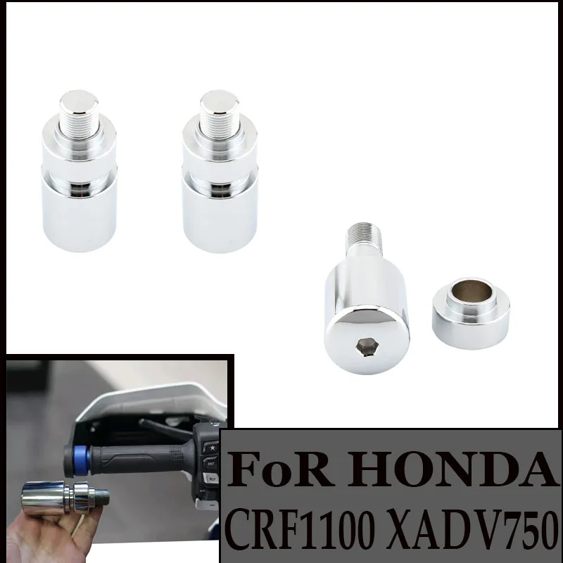 

FoR HONDA AFRICA TWIN CRF1100 2016-2022 otorcycle Handle Bar End Weight Handlebar Grips Cap Anti Vibration Plug