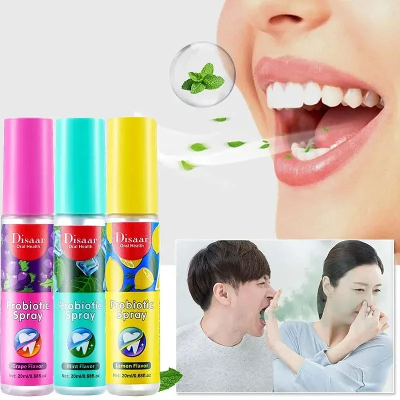 

Portable Breath Freshener Spray Mouth Freshener Remove Smoke Smell Bad Breath Oral Odor Treatment Fresh Breath Lasting Oral Care