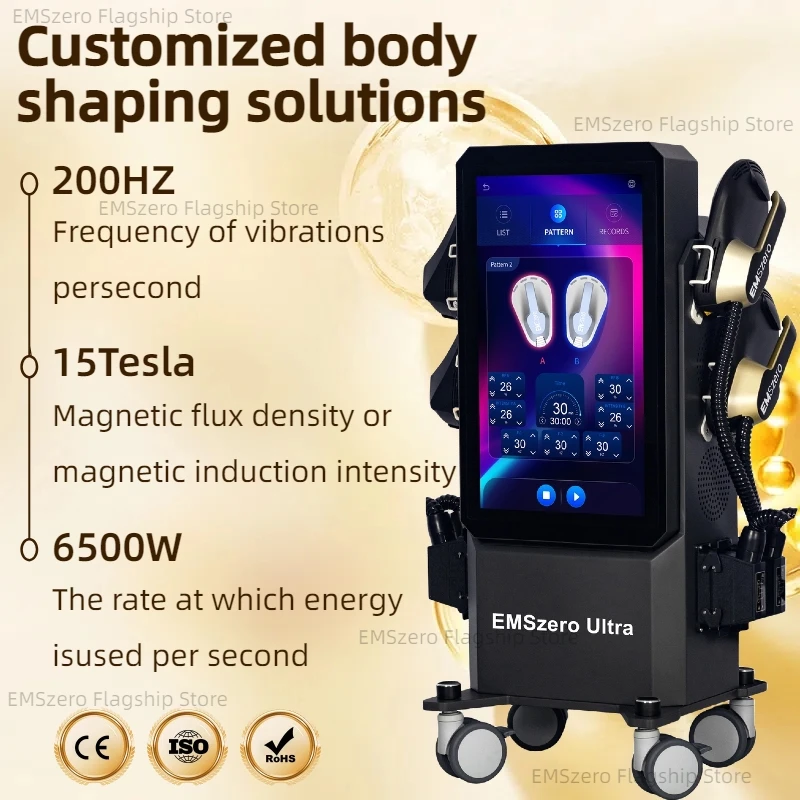 EMS Slimming Device Electromagnetic Radio Frequency Slimming Beauty Device Body Shaping Machine 15Tesla EMSZERO