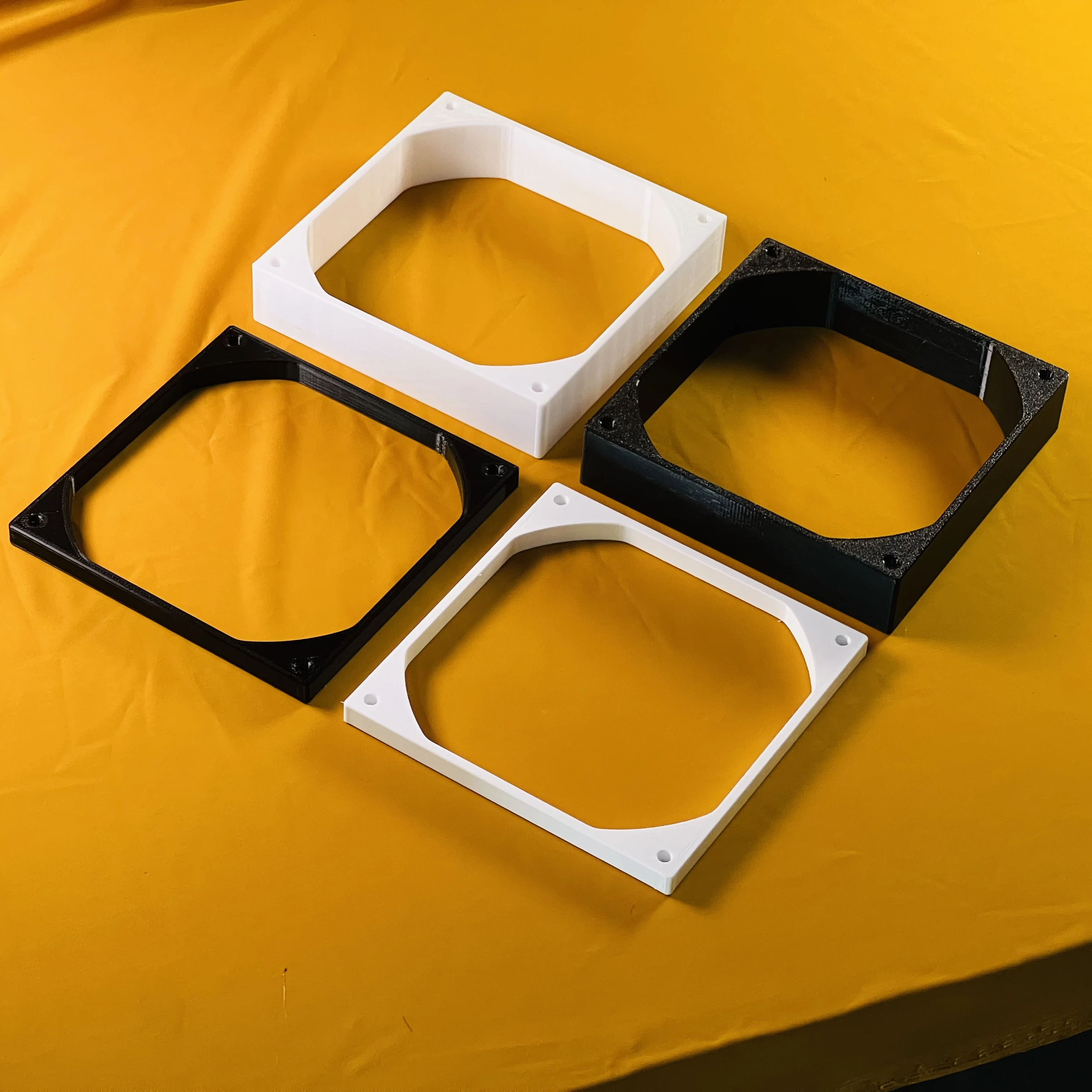 140mm PC Case Fan Spacer Bracket with Free Screws, Dummy Radiator Mod Fan Height Riser