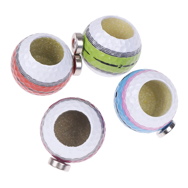 

1Pcs Golf Ball Appearance Cigar Holder With Magnet Gifts Can Be Adsorbed On The Cart Or Railing For Golfer Golf Accessories