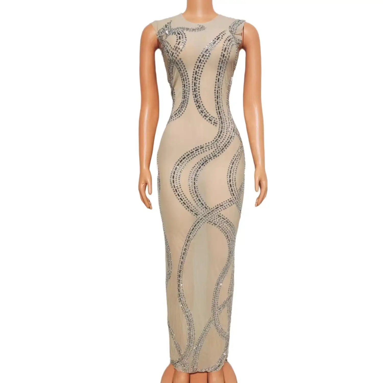 Fashion Women's Clothing Elegant Party Dress High-end Singer Host Dress Graduation Ceremony Evening Dress Long Skirt  Chanrao