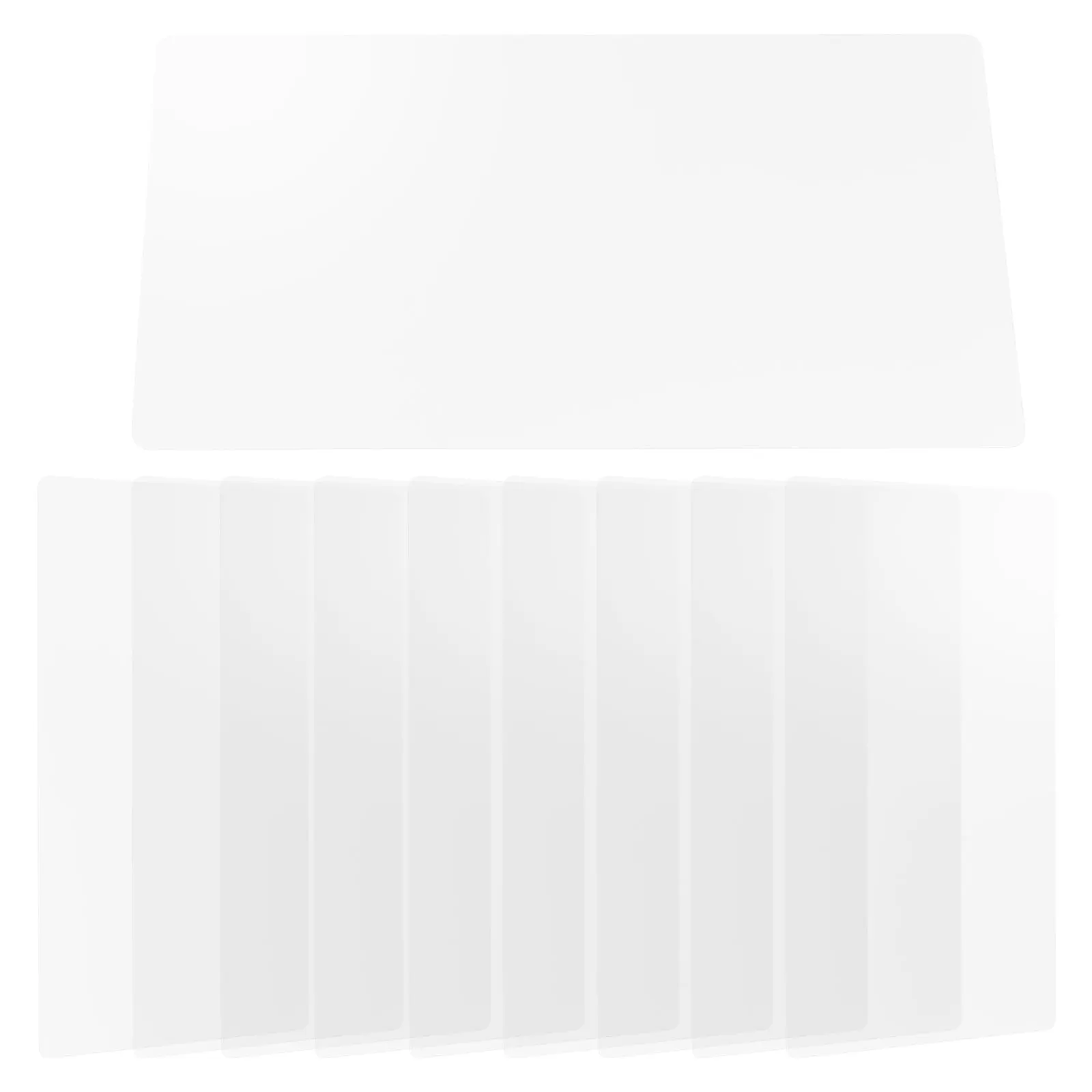 

10 Pcs Pen Copy Board Transparent PVC Drawing Mat Kids 3D Printing Stencils Templates Accessories Plastic Template 3D Pen Pad
