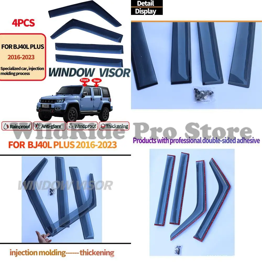 

1 set For BAIC BJ40 2016-2023 Window Visors Rain Guards