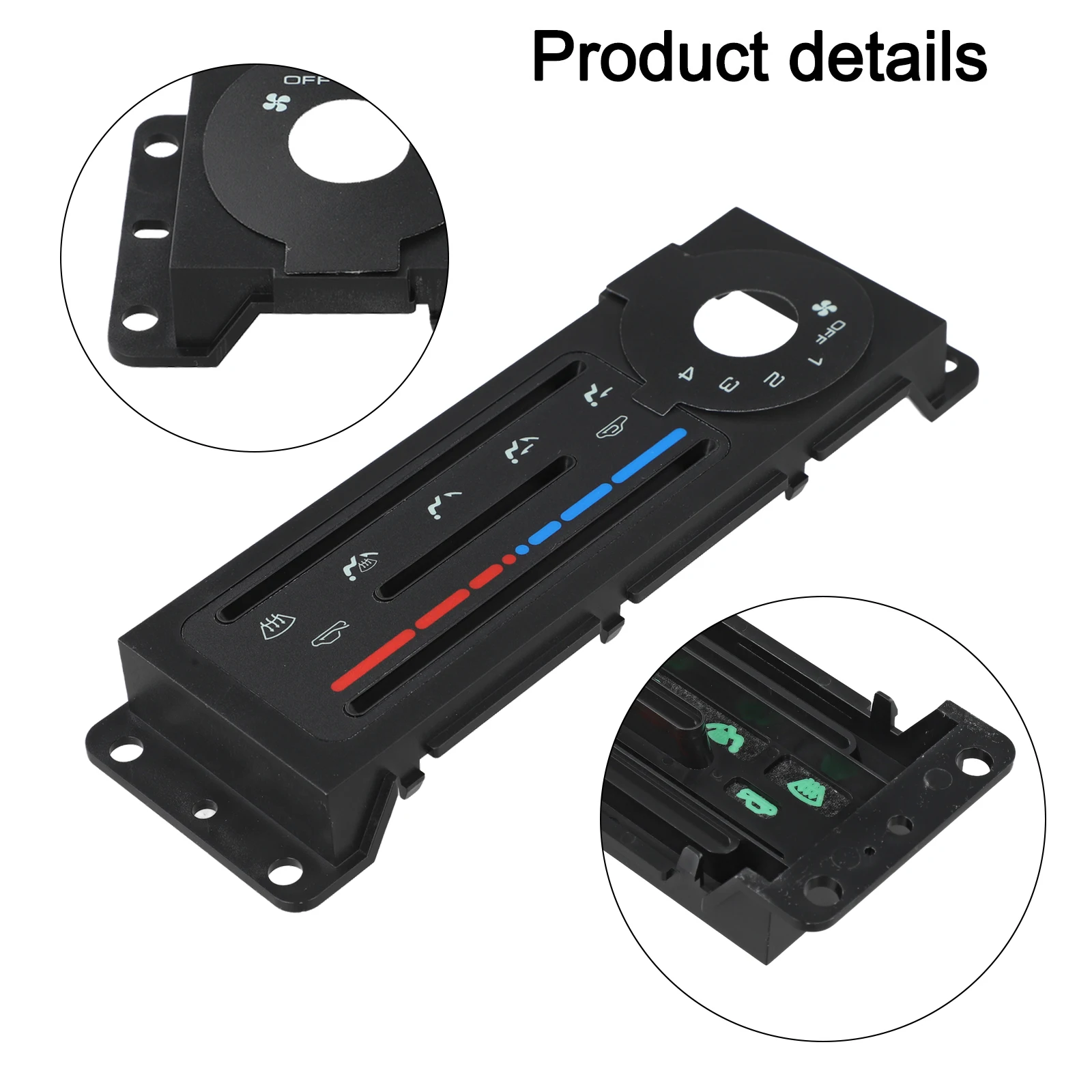 

Auto Ventilation System Air Conditioning Panel As Picture Shows HVAC Trim Easy Installation Stable Characteristics