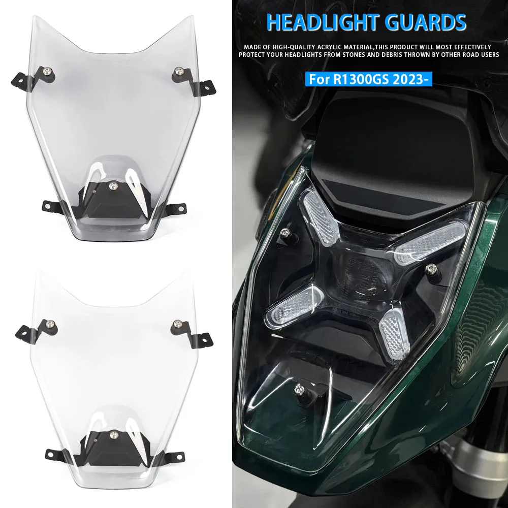 

New 2023-2025 For BMW R1300 GS R1300GS R 1300 GS Motorcycle Headlight Protector Light Cover Protective Guard Head Light Cover