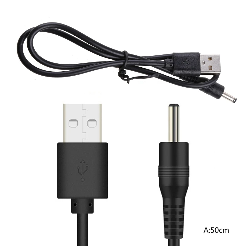 USB to 3.5 มม.สายเคเบิล 5V อะแดปเตอร์ชาร์จไฟสำหรับ HUB USB พัดลม