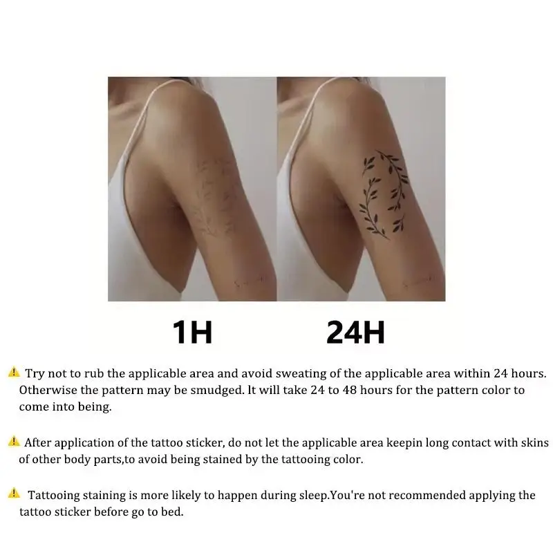 Waterproof Semi Permanent Scar Tattoo Sticker 1 Sheet Realistic Temporary Magic Sticker for Party Prank Beauty Makeup