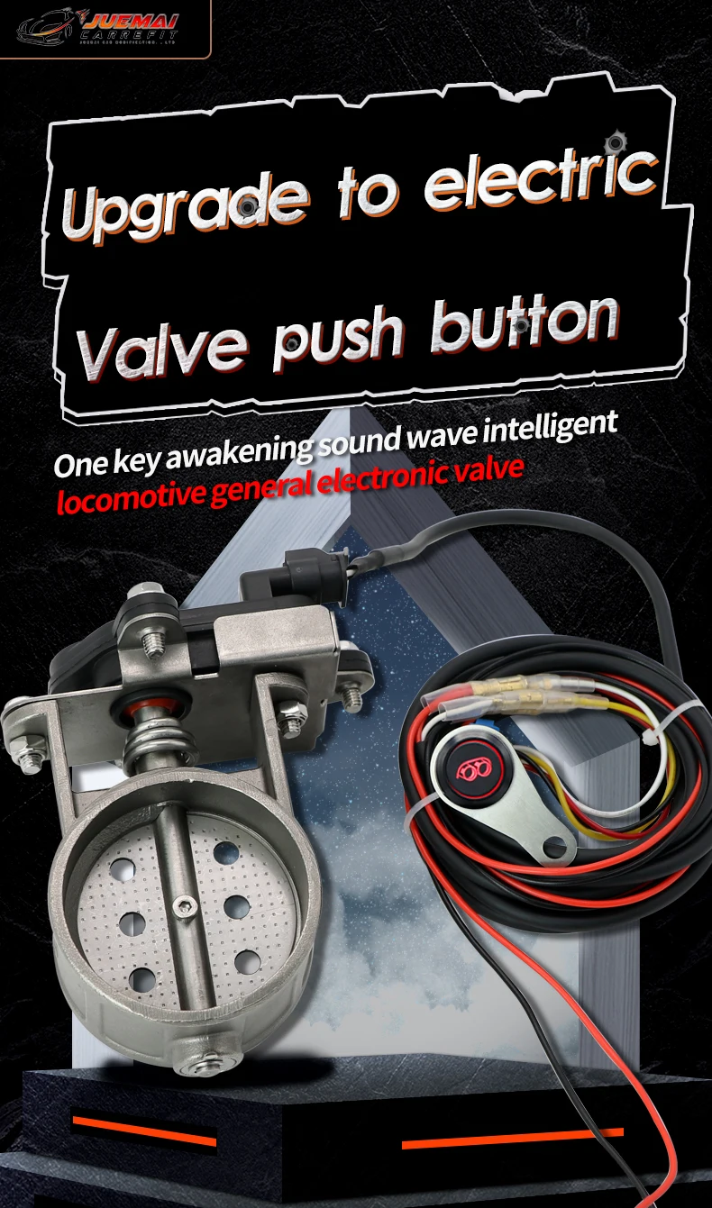 Auspuff Motorrad Auspuffrohr System Lokomotive Sound Modifizierte Edelstahl Ventil Elektronische Schalter Taste Steuerung 51/60/63mm Durchmesser – Detail 1