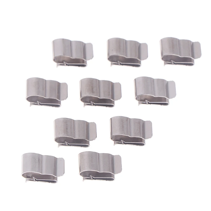 New 10Pcs Trailer Photovoltaic Clamps Clip Organizer For PV Wiring Boat Solar Panel Wire Clip For 2x6mm Stainless Steel Cable
