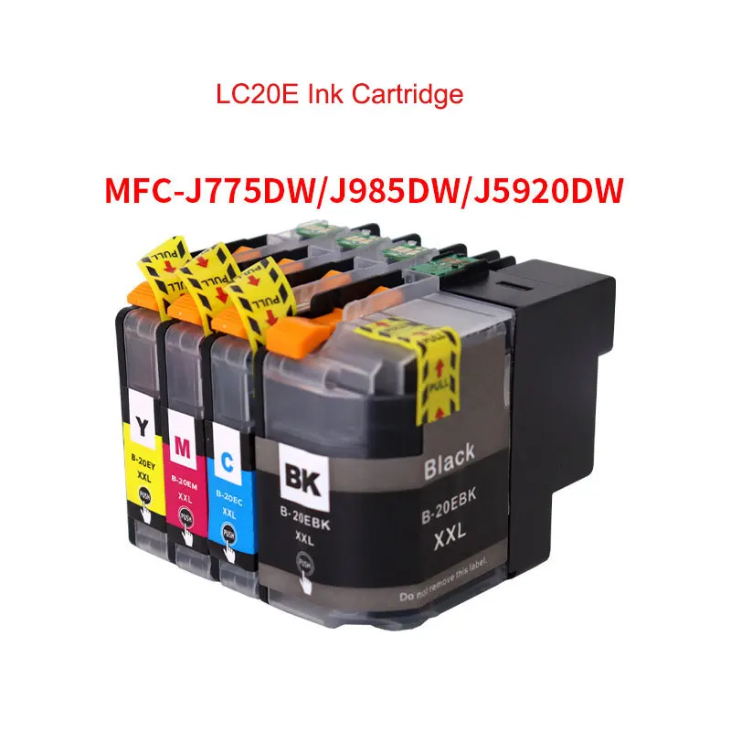 

Совместимый картридж для принтера Brother LC20E MFC-J775DW MFC-J775DW XL MFC-J985DW MFC-J985DW XL MFC-J5920DW
