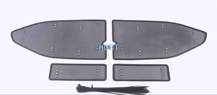 For 2019-2021 stainless steel anti-theft Front Bumper Grille Network Insect Net Protection Ford EDGE Plus Car Styling Accessorie