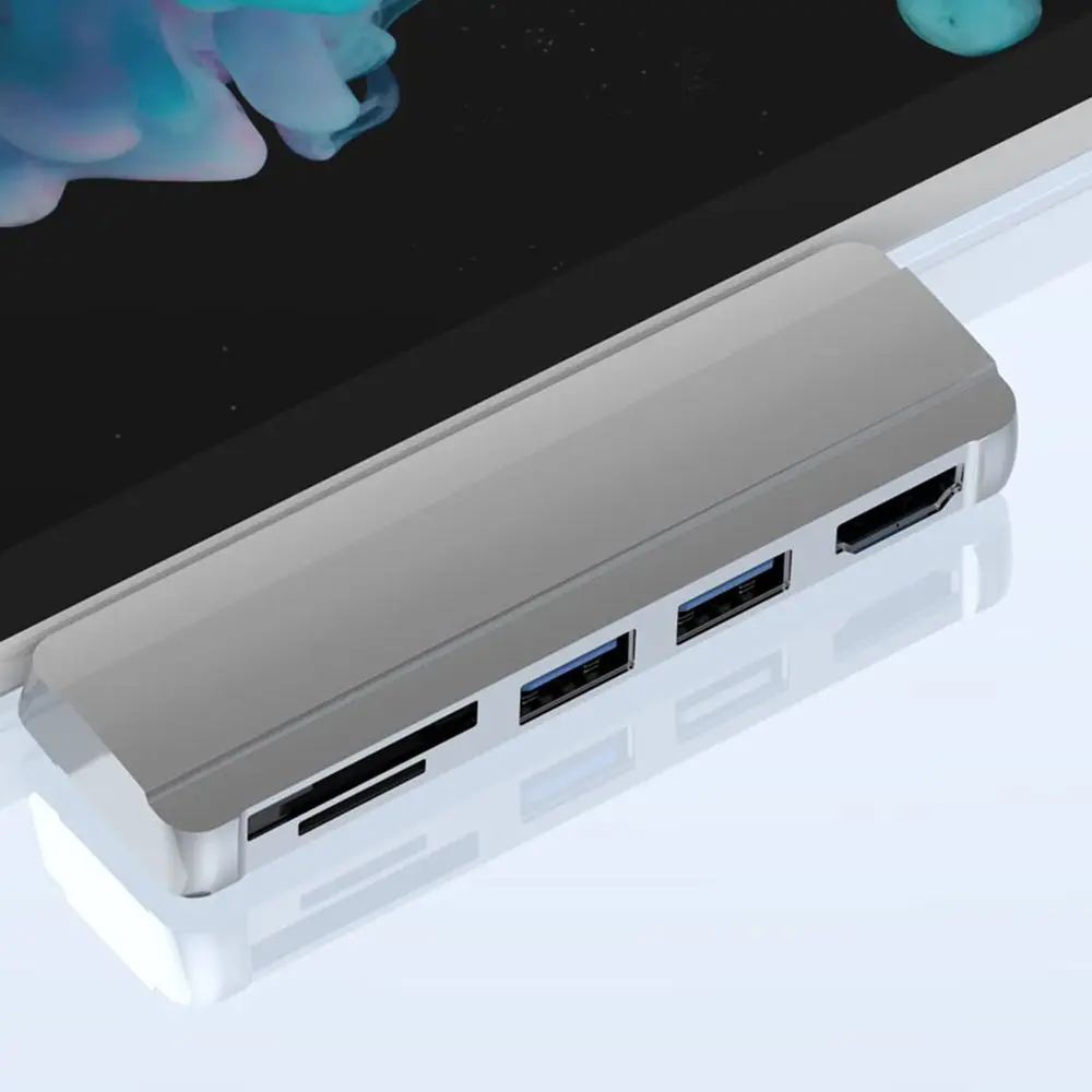

High Speed Multiport Adapter Docking Station Memory Card Reader USB 3.0 HUB 4K HDMI-compatible For Microsoft Surface Pro 4/5/6