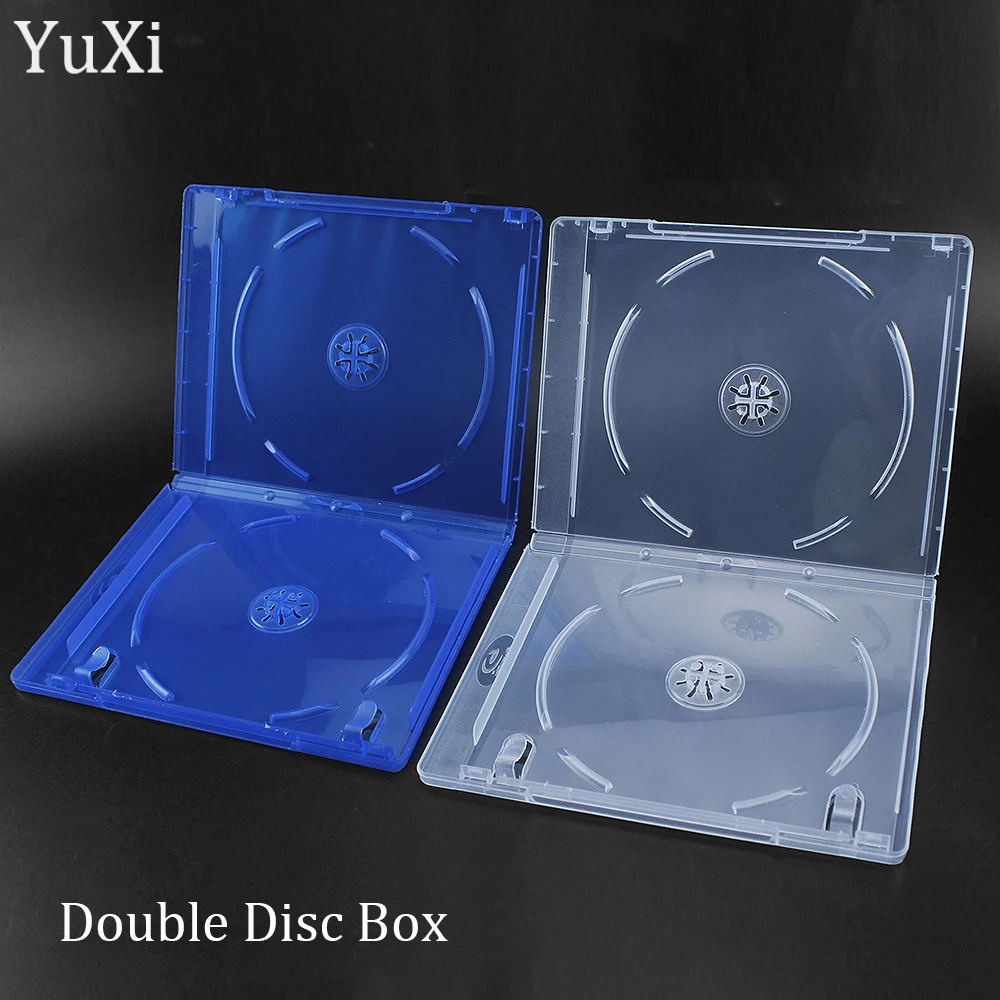 1 piece DVD CD Disc Box Case For PS4 PS5 Transparent Game Disk Holder dvd cd Discs Storage Protective Box For PlayStation 4/5
