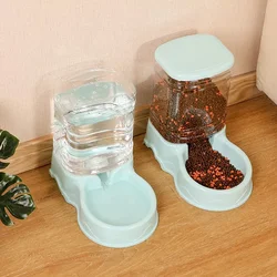 Pet Automatic Feeder Large Capacity Cat Dog Food Dispenser For Pet Water Drinking,feeding Food Dispenser Water Bowl