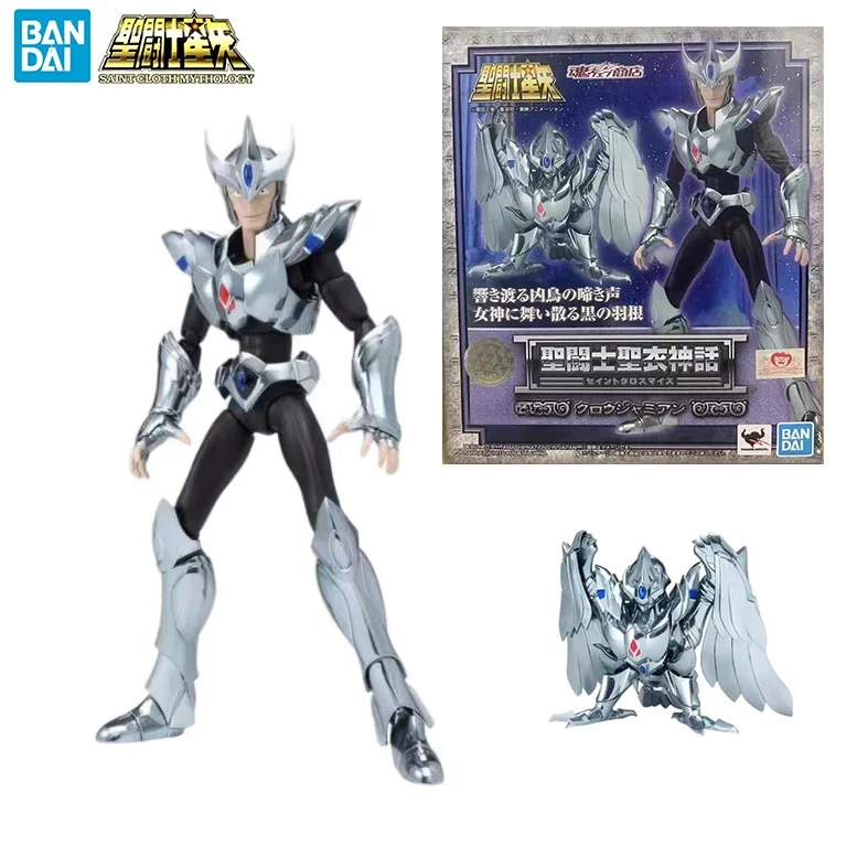 In Stock BANDAI Saint Seiya Saint Cloth Myth EX CROW JAMIAN Metal Armor Anime Movable Collection Character Model Toy