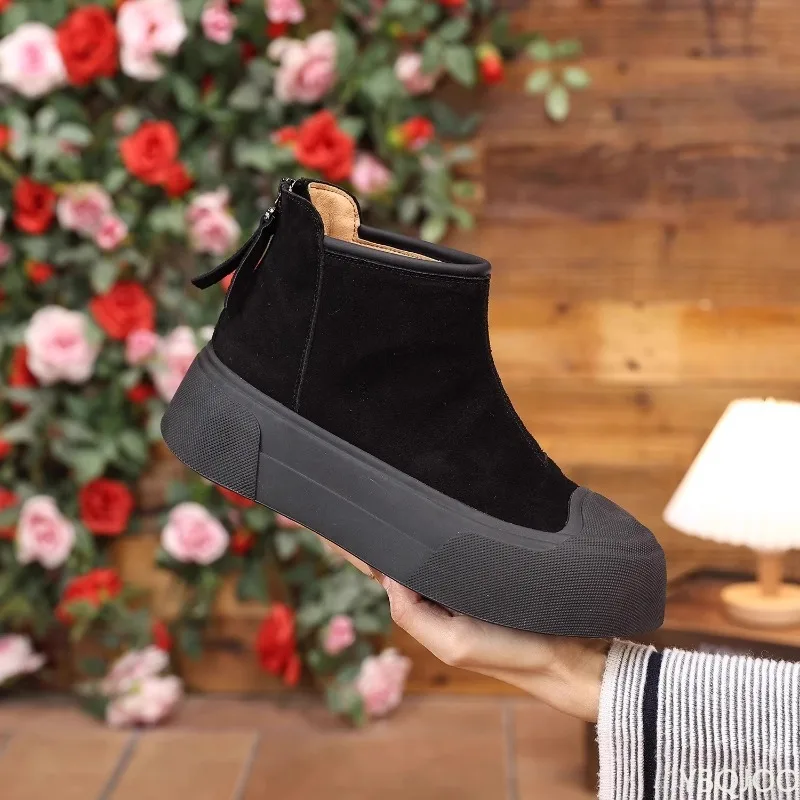 Lässige, bequeme Schneestiefel für Damen, Winter, Samt, Baumwolle, minimalistische kurze Stiefel, modische, vielseitige, warme Damenschuhe