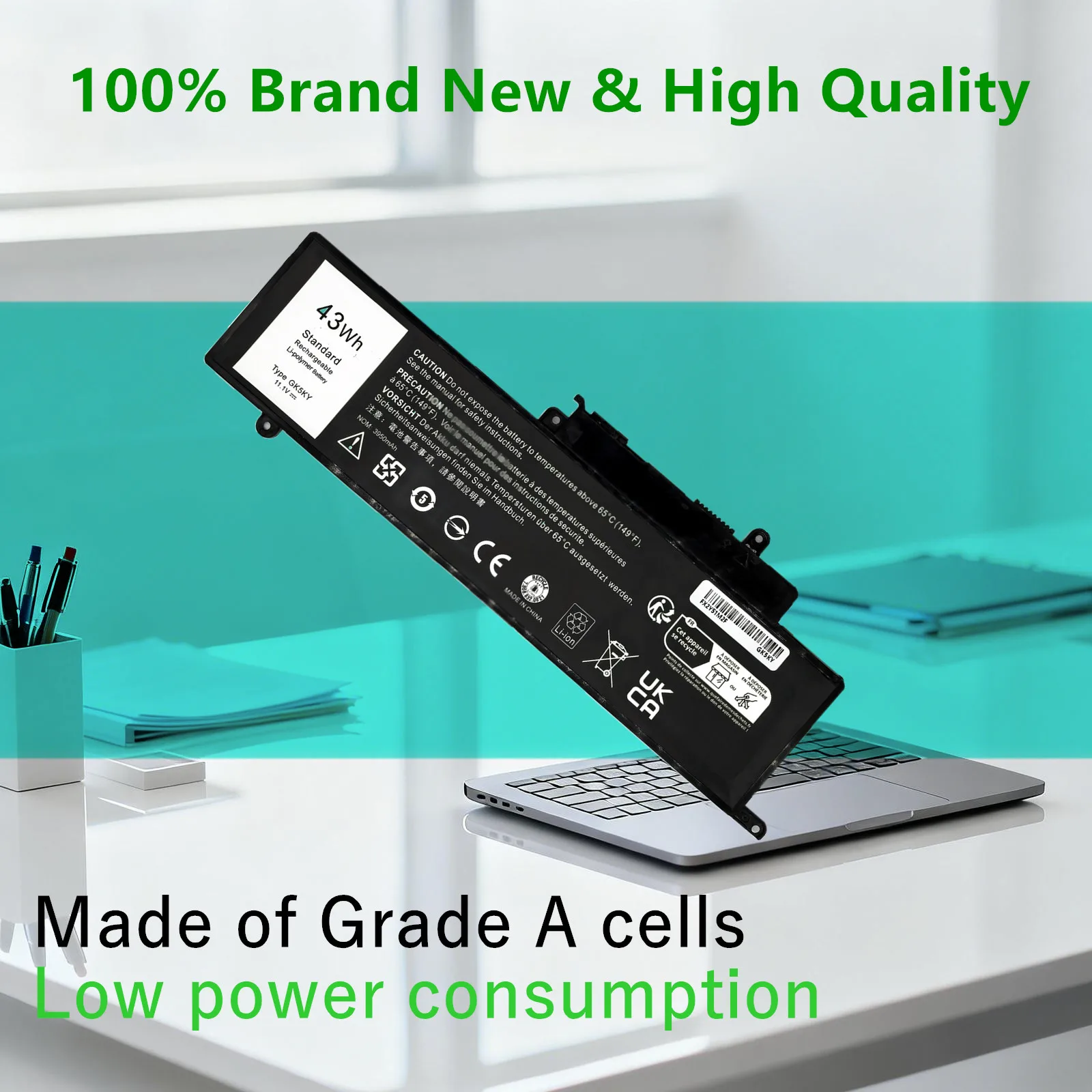 GK5KY 92NCT Laptop battery For Dell Inspiron 11 3000 3147 3148 3152 3153 3157 3158 13 7000 7347 7348 7352 7359 4K8YH P20T RHN1C