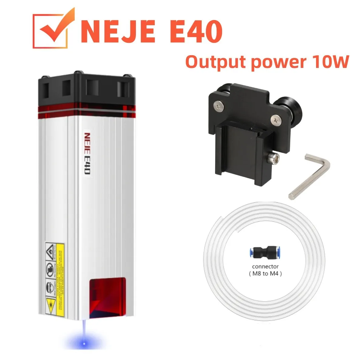 NEJE-módulo láser master 2/2s/3, láser azul de 450nm, punto comprimido, 6W, 10W, para máquina de corte, grabado láser CNC DIY