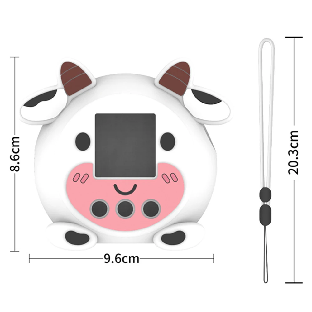 Soft Silicone Case For Punirunes Interactive Digital Toy Protective Cover Shockproof Protective Skin Sleeve With Lanyard For Kid