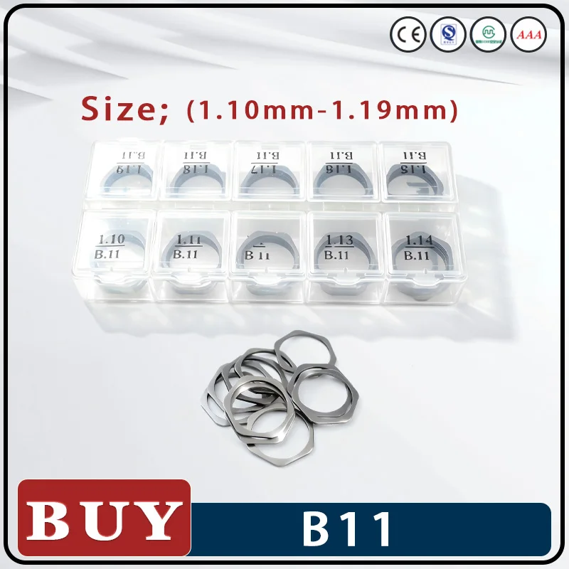 50Pcs New B15 (Flat Shape And Column Shape) For Bosch Common Rail Fuel Adjustment Shims Thickness LH1130
