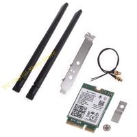 96BA Wireless-AC Dual Band Wifi Card Adapter for Intel 9462NGW CNVI NGFF Key E Card