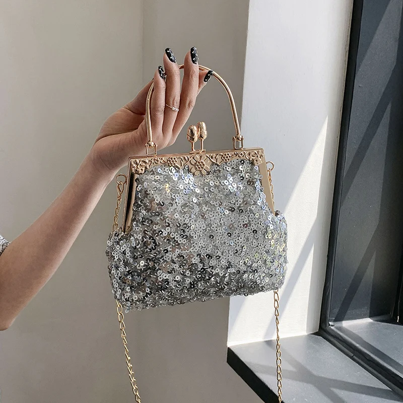 

Luxury women's bag Shining Sequined handbags for Girl 2023 PROM designer luxury bag fashion crossbody bags for women messenger