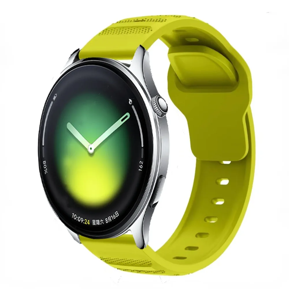 20mm 22mm Silicone Strap For Xiaomi Watch 5/S5 4 3 For OPPO Watch X3 S OnePlus Watch Lite Huawei GT 7 Pro 46mm sports bracelet