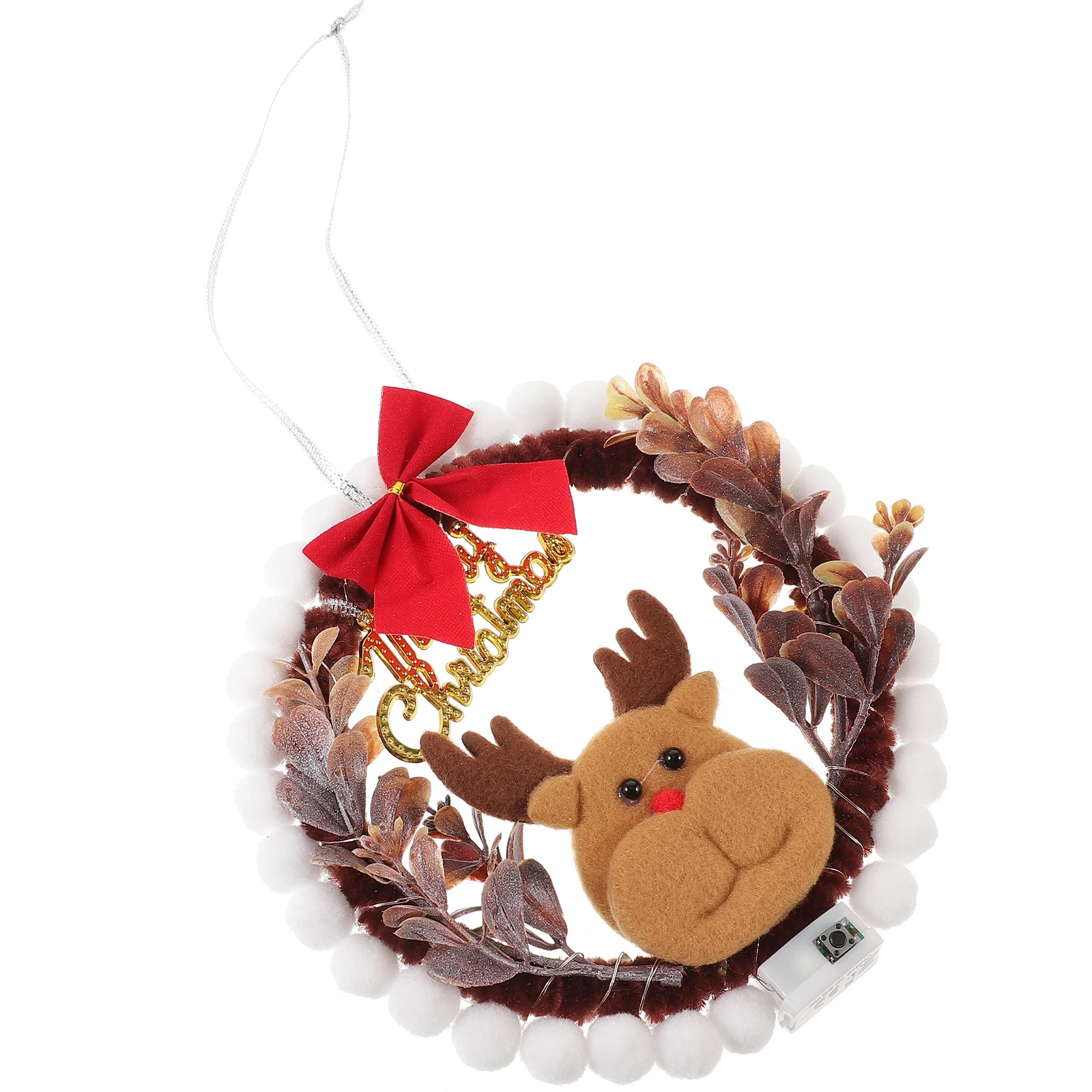 

Christmas Wreath Material Bag Party Decorations Making Supplies Kit Package Door Wreaths Front Garland Hanging Window Man