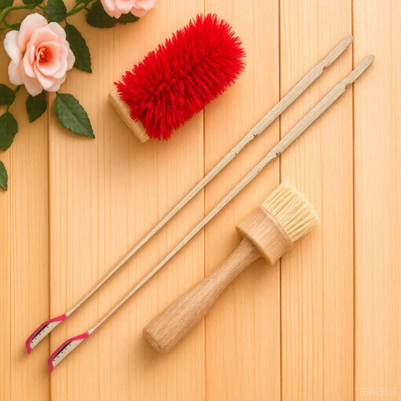 

2pcs Professional Dulcimer Skewer Accessories Ebony Strip Yangqin Head Polished Hard Smooth Musical Instrument Supplies