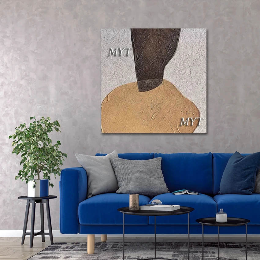 

Простой дизайн, безрамные картины маслом с ножом ручной работы, абстрактное искусство вращения, современная настенная картина на холсте с акриловой текстурой