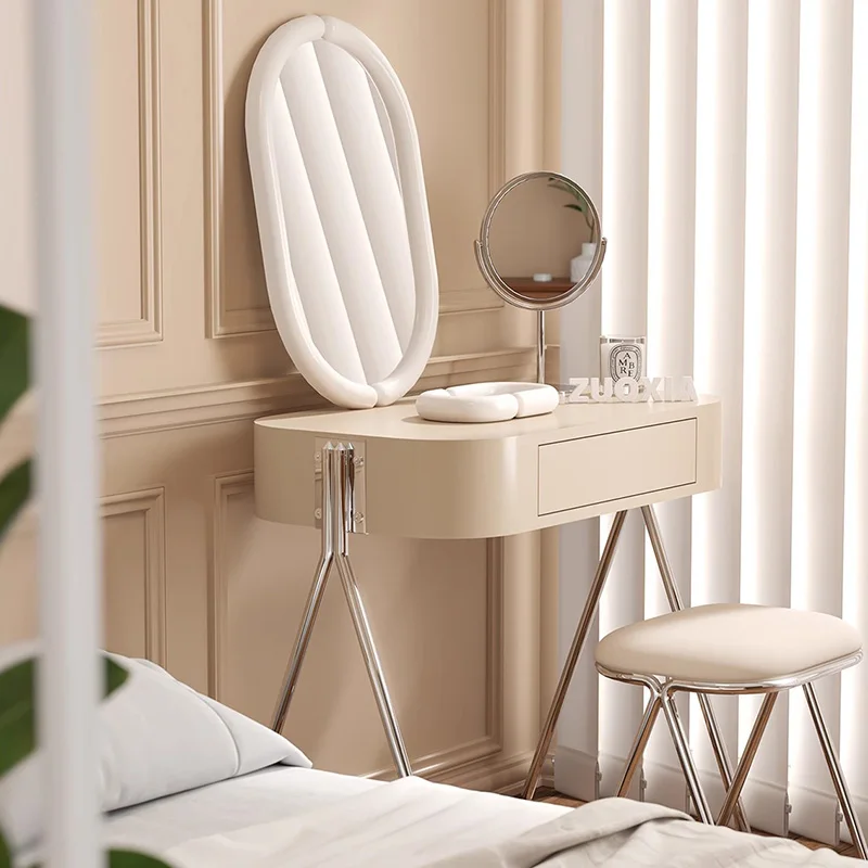 

Computer Nail Dressing Table Makeup Bedroom White Drawers Dressing Table Modern Women Mesa De Maquillaje Postmodern Furniture