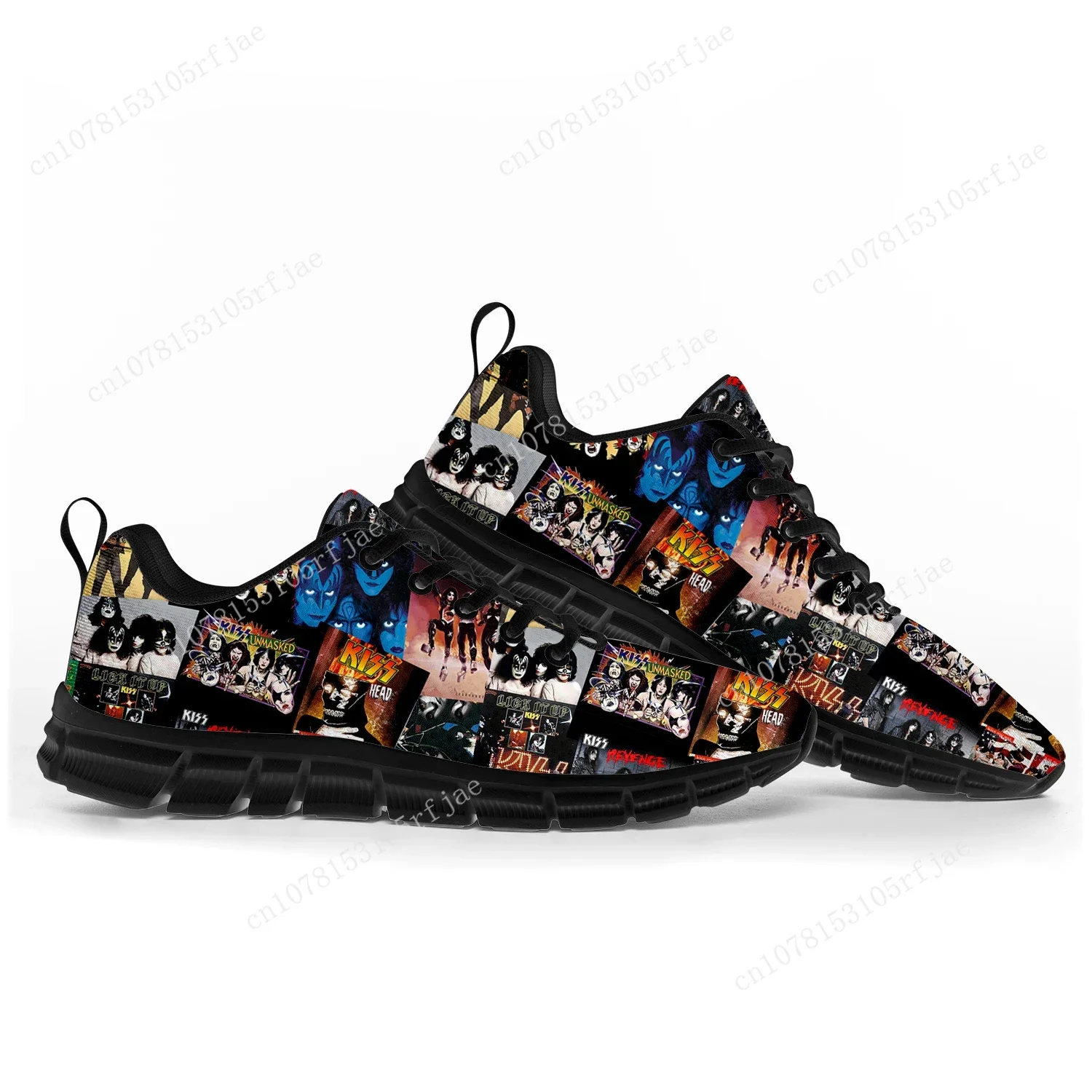 Heavy Metal Rock Band Kiss Fashion Sports Shoes Mens Womens Teenager Kids Children Sneakers Custom High Quality Couple Shoes