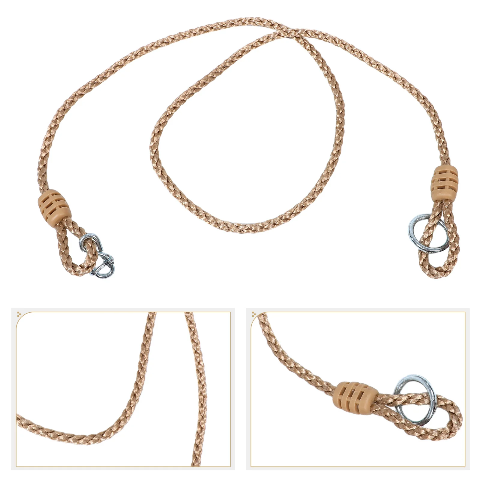 

2Pcs Swing Extension Rope Adjustable 5.6ft Heavy Duty Pe Material for Outdoor Tree Swings Hammocks Indoor Play Areas Swing Ropes