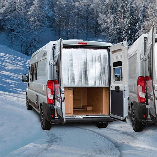 

1pc Rear Door Insulation Curtain For Motorhomes For Fiat Ducato X250/X290 Peugeot BOXER CitroëN Relay Models Two-Panel Design