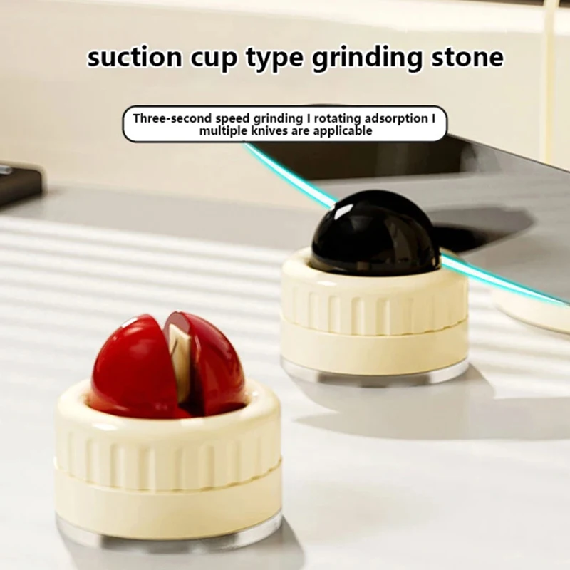 1PC Suction Cup Whetstone Knives Sharpener Professional Knife Sharpening Grinding Stone Suction Cup Sharpeners Kitchen Tool