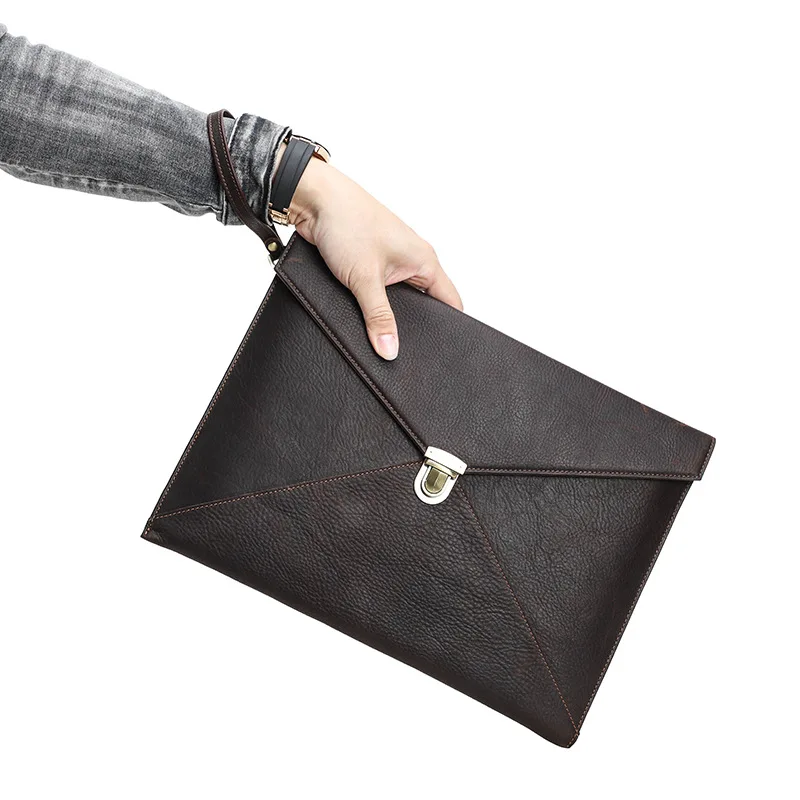 Leather Computer Bag for MacBook pro 13/14 Envelope Style Handheld Notebook Computer Inner Case Suitable for MacBook pro 13/14