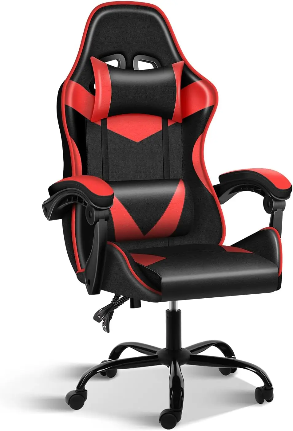 

Gaming Chair,Office Computer Video Game Chair,Backrest and Seat Height Adjustable,Ergonomic Swivel Recliner
