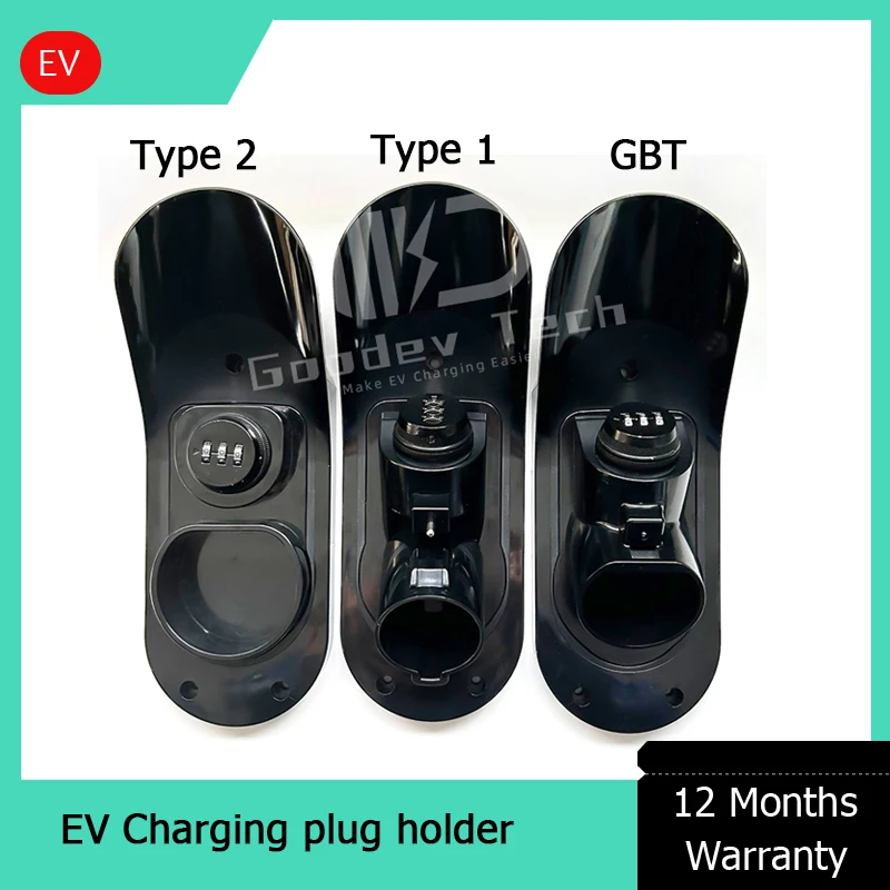 Electric Vehicle Charger Control Box Holder EV Charging Plug Holder Wall-box Holder Easy Install