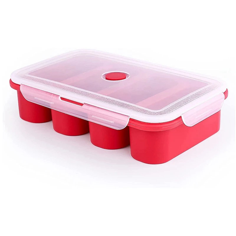 

Silicone Freezer Trays Extra Large Super Square Ice-Cube Tray Food Freezing Mold