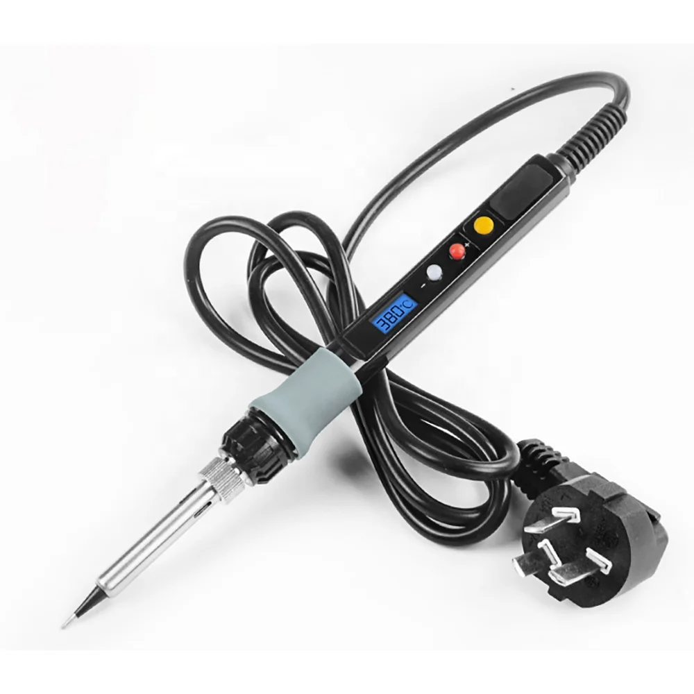 

220V/110V Thermostat Welding Equipment LCD Digital Display Soldering Iron Gun 90W Handle Electric Soldering Irons