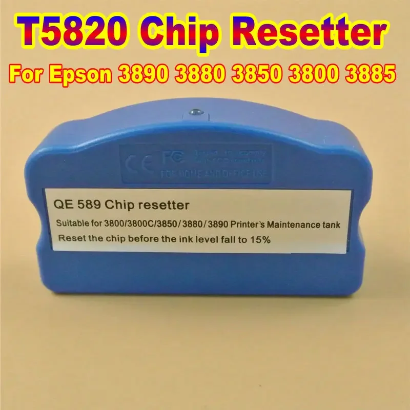 

Maintenance Tank Reset Chip Resetter Kits For Epson 3890 3880 3850 3800 3885 Maintenance Box Printer Waste Ink Tank Reset Device